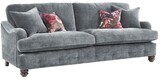 Millie Fabric 4 Seater Sofa - Charcoal | Pink | Silver | Taupe