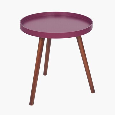 Halston MDF & Wood Round Table - 8 Colours Available