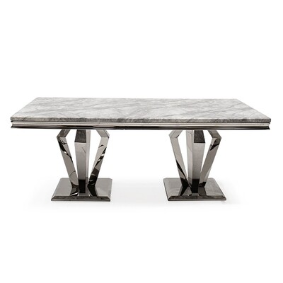 Arturo Grey Marble Table