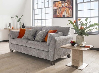 Cantrell 3+2 Sofa Set - Grey | Mushroom | Silver