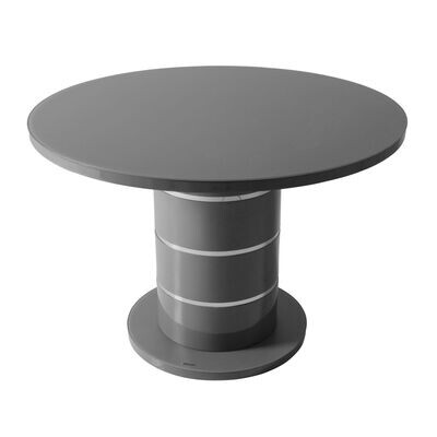Modena Round Dining Table - Light Grey | Dark Grey | Black | White