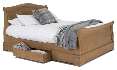 Carmen Oak Bed Fame - 4ft 6" | 5ft | 6ft Carmen Oak Bed Fame - 4ft 6" | 5ft | 6ft