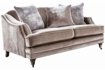 Belvedere 4 Seater Sofa - Champagne | Pewter