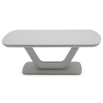 Lazzaro Coffee Table - Light Grey Matt | White Gloss Lazzaro Coffee Table - Light Grey Matt | White Gloss