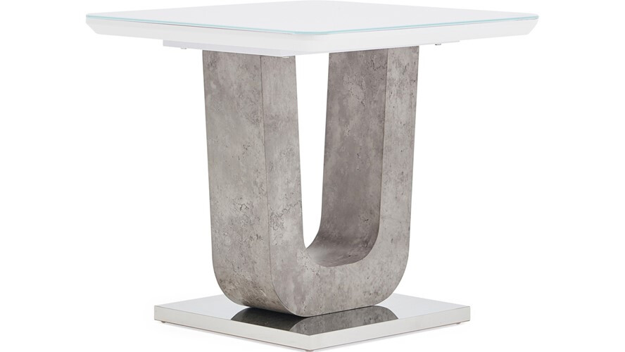 Gloss end sale table
