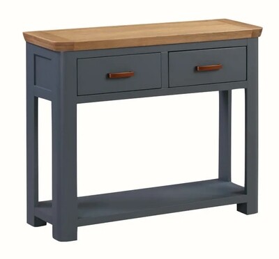 Treviso Oak Midnight Blue Large Console Treviso Oak Midnight Blue Large Console