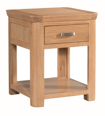 Treviso Oak End Table With Drawer