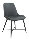 Charlotte Dining Chair - Grey | Tan