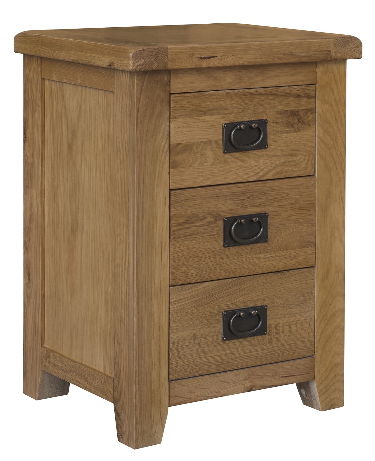 Saoirse Oak 3 Door Bedside Locker