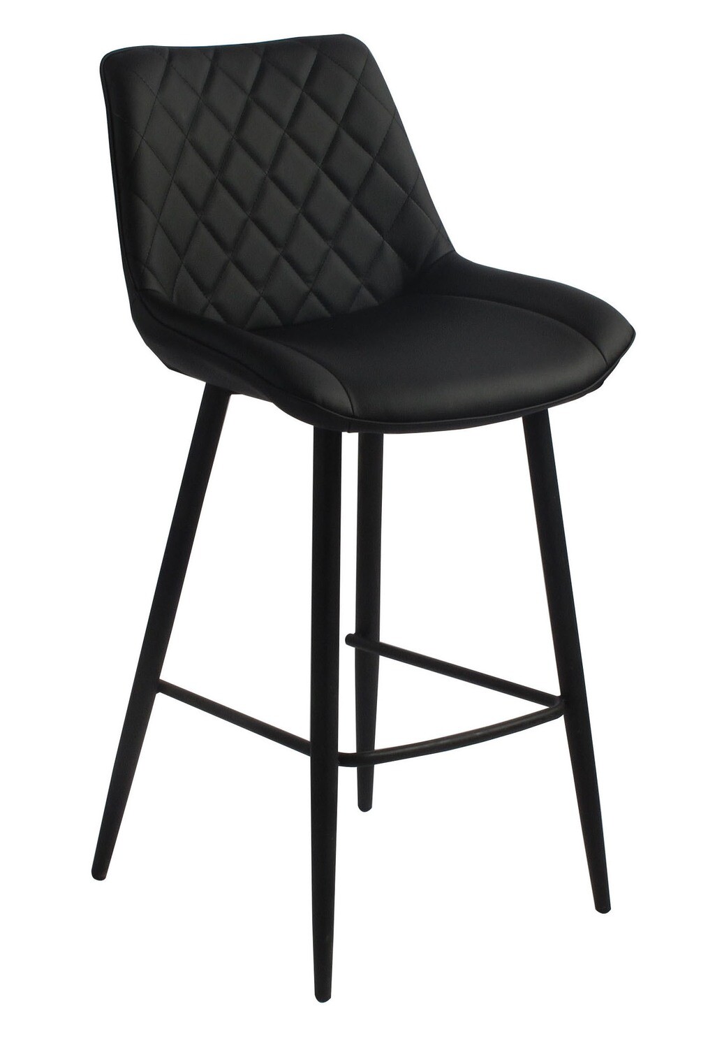 Silvia Bar Stool - 5 Colours Available - Black | Chrome Legs