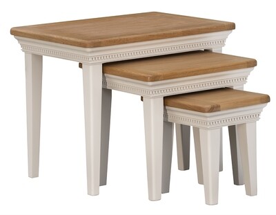 Winchester Nest of Tables - Silver Birch
