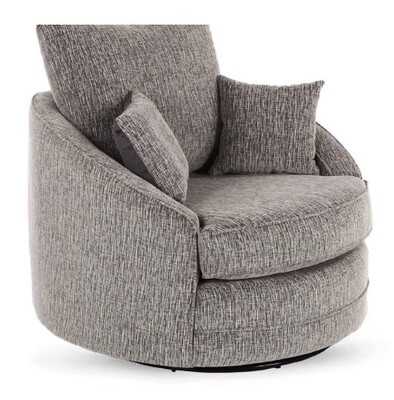 ​Isla Swivel Chair - Beige | Brown | Grey | Silver
