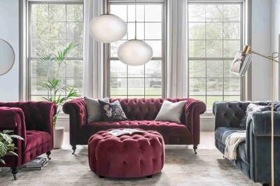 Darby 3+1+1 Sofa Set - Berry | Grey | Mink | Mustard Darby 3+1+1 Sofa Set - Berry | Grey | Mink | Mustard