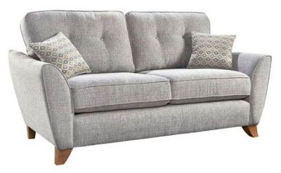 Ashley 2 Seater Sofa - Silver | Charcoal | Mink | Beige