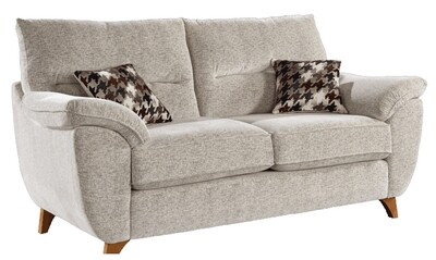 Billie Fabric 2 Seater Sofa - Brown | Charcoal​ | ​Cream | Grey