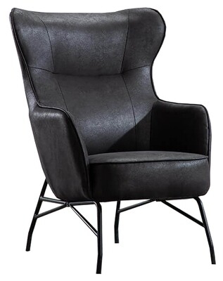 Mason Saddle Chair - Black | Tan | Charcoal