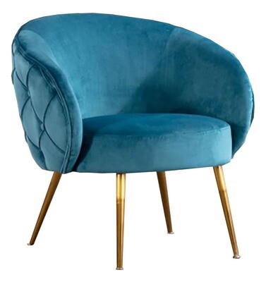 Monica Chair - Federal Blue | Raspberry