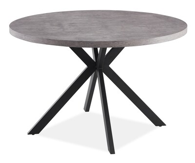 Fredrik Round Dining Table - Grey Marble | Oak | Walnut