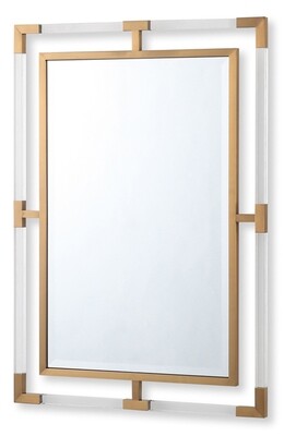 Marissa Rectangular Mirror - Gold | Silver Marissa Rectangular Mirror - Gold | Silver