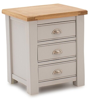 Amberly Bedside Locker - Grey Oak Amberly Bedside Locker - Grey Oak
