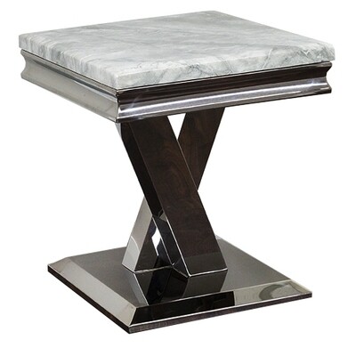 Sylvia Marble Top Lamp Table