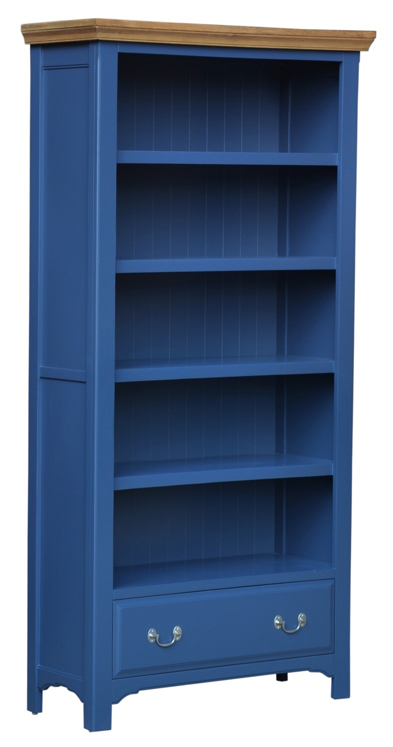 Blue oak sale bookcase