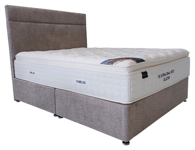 Platinum 5000 4ft 6" Divan Bed | Firm Mattress | International Hotel Collection