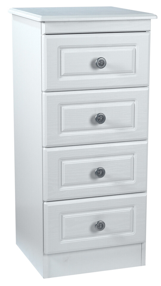 Snowdon 4 Drawer Locker - White