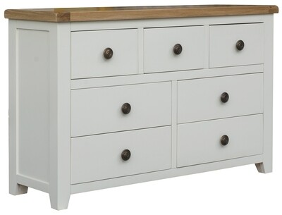 Skellig Oak 7 Drawer Wide Chest Skellig Oak 7 Drawer Wide Chest