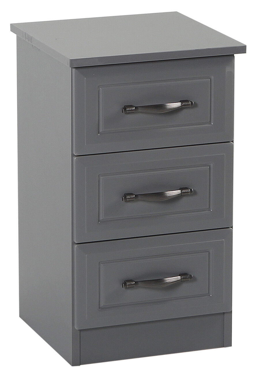 Grey locker 2024 bedside table