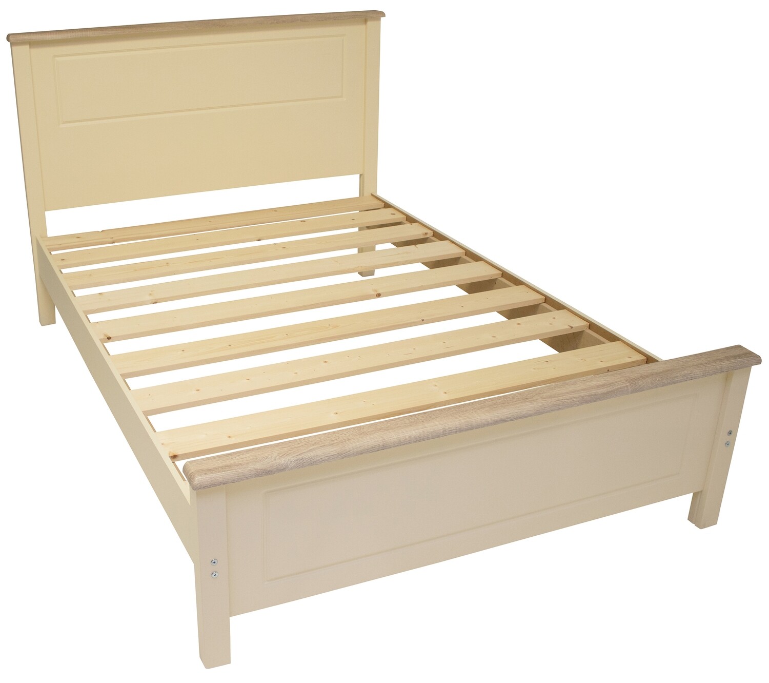 Milano Cream Oak Bed Frame - 3ft | 4ft | 4ft6 | 5ft
