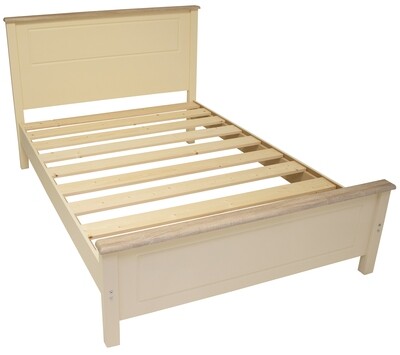 Milano Cream Oak Bed Frame - 3ft | 4ft | 4ft 6" | 5ft