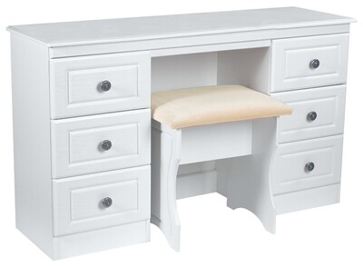 Snowdon White Kneehole Desk