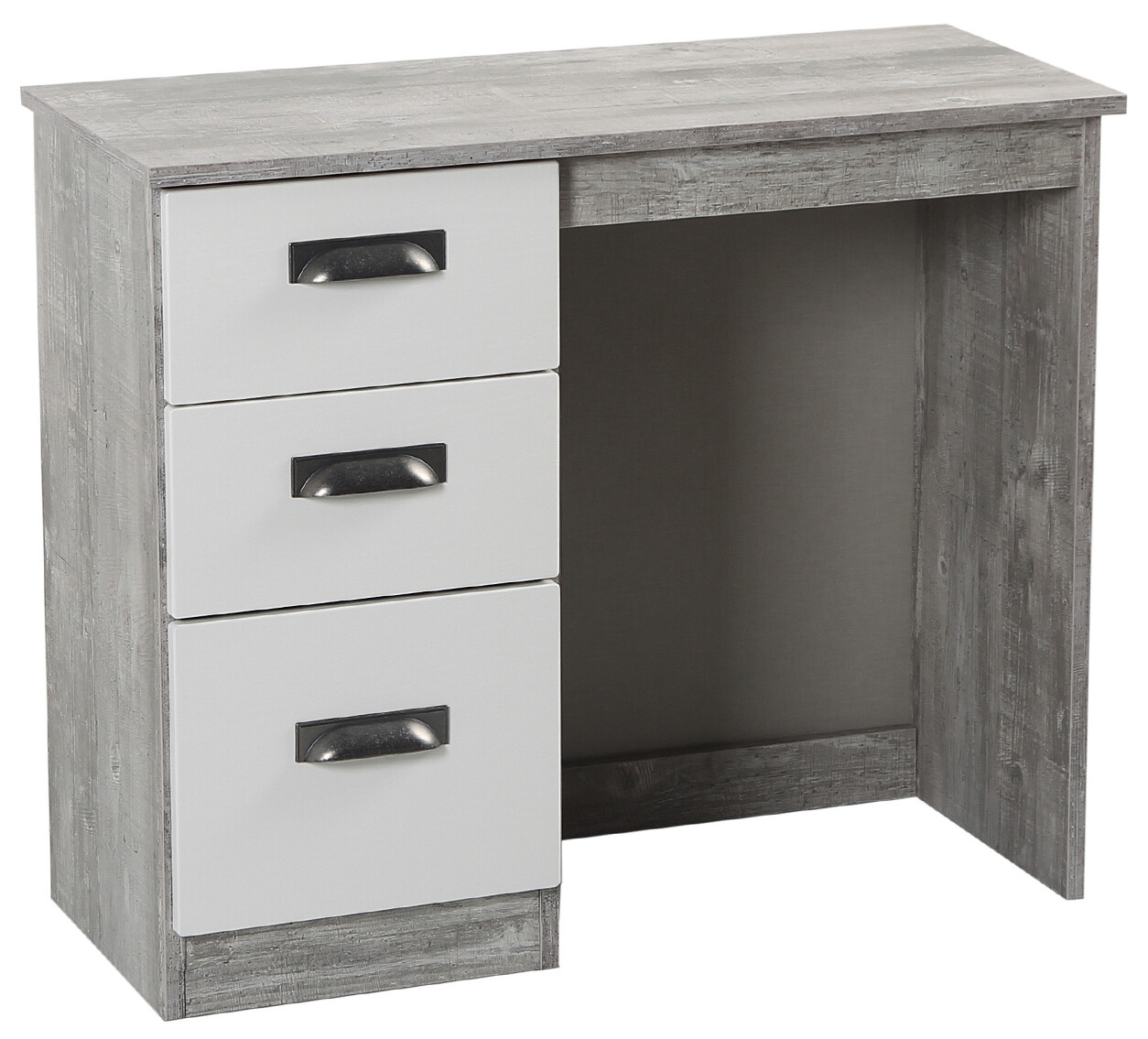 Vogue Vanity Desk - Concrete | Light Grey