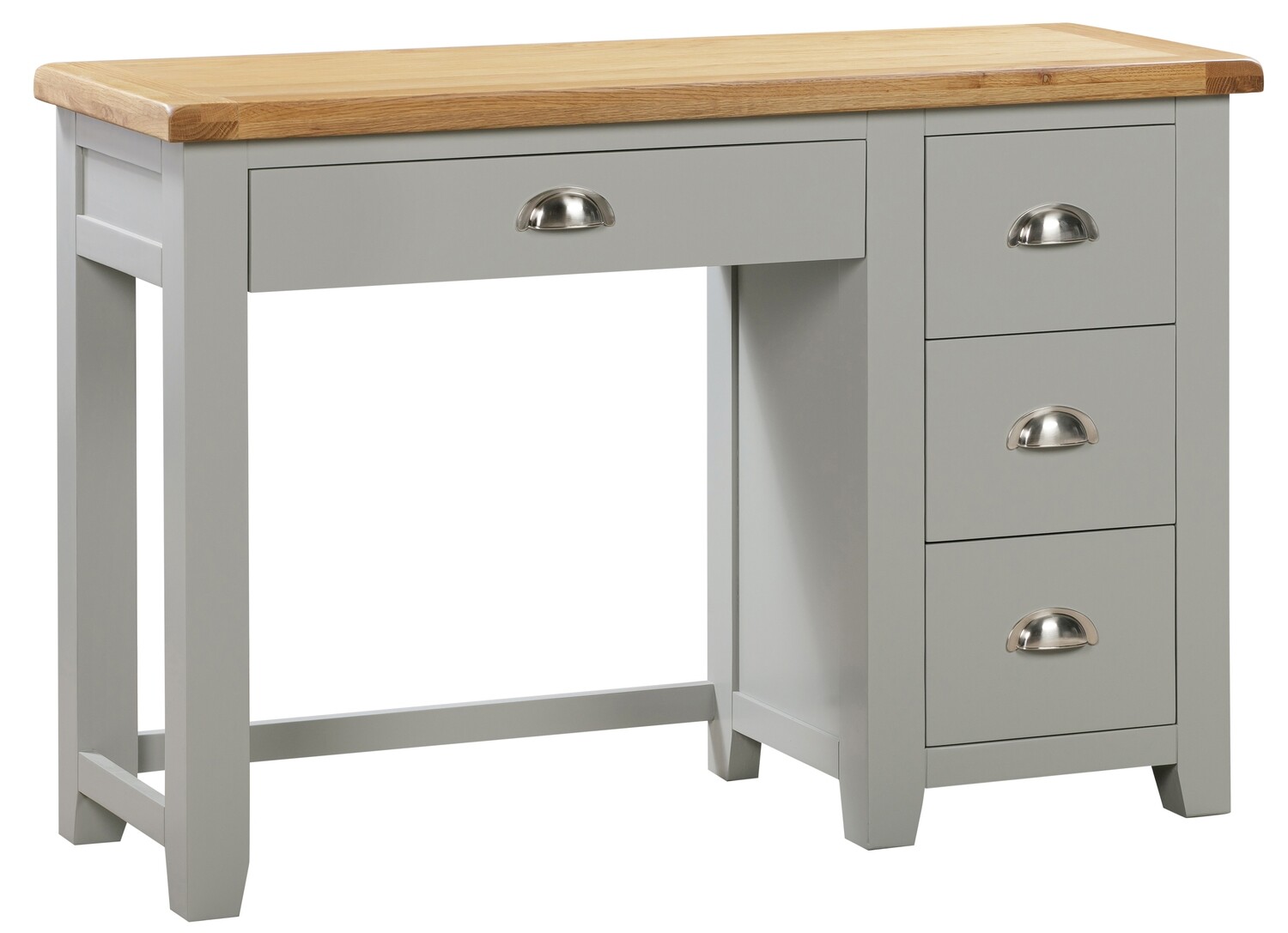 Capri Light Oak Vanity Unit Oak Mushroom Grey Caffreys Furniture