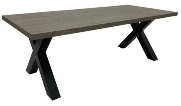 Dallas Dining Table - 1.8 Meter - Grey | Oak