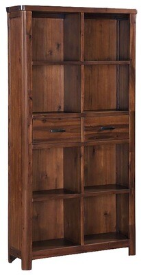 Andorra Tall Bookcase - Dark Wood Andorra Tall Bookcase - Dark Wood