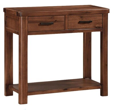 Andorra 2 Drawer Console - Dark Wood Andorra 2 Drawer Console - Dark Wood