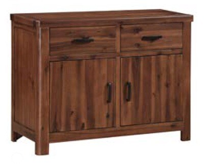 Andorra 2 Door Sideboard - Dark Wood