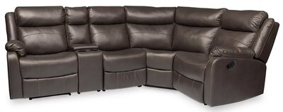Joel Corner Suite - Shadow Brown Grey | Build Your Own Sofa