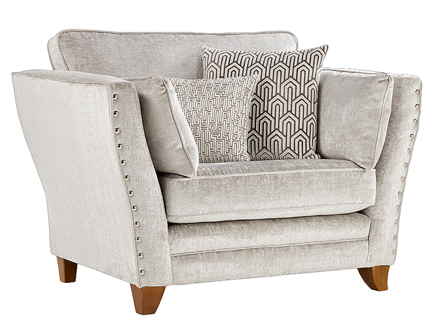 Athena High/Pillow Back Love Chair - Grey | Marine | Silver | Taupe
