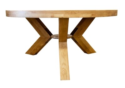 Maximus Round Dining Table - Oak