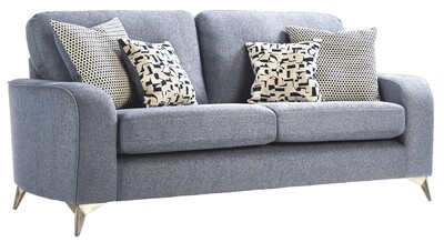 Madena 3 Seater Sofa - Blue | Cream | Grey | Taupe