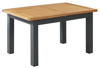 Capri Oak Extending Table 1.4 to 1.8 Metre - Midnight Blue | Oak