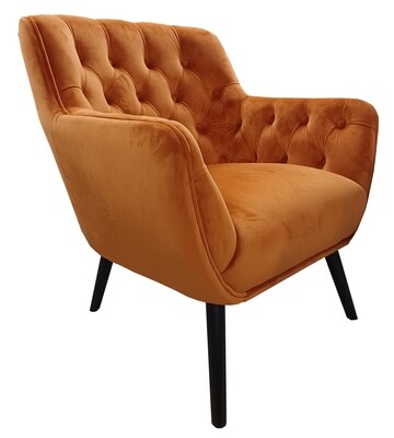 Luigi Lounge Chair - Pumpkin | Royal Blue | Teal Luigi Lounge Chair - Pumpkin | Royal Blue | Teal