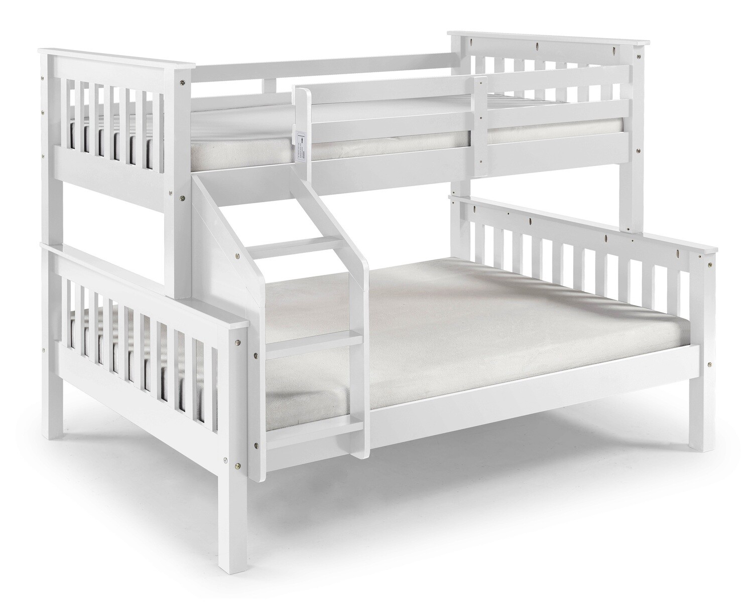 Arizona Triple Bunk Bed Grey or White Caffrey's Furniture