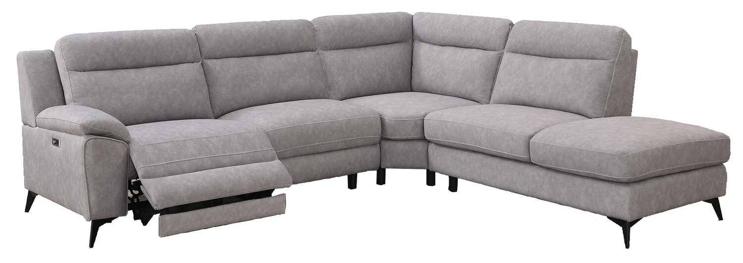 Alora Chaise Corner Suite - Grey