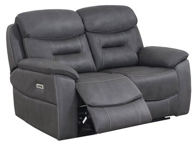 Frankie 2 Seater Electric Reclining Sofa - Wireless Charger