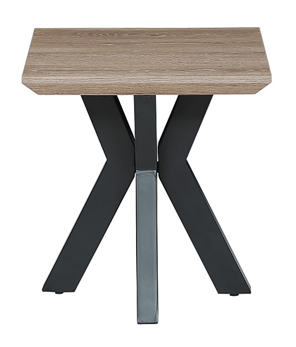 Manhattan Lamp Table - Grey | Oak | Light Walnut