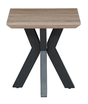 Manhattan Lamp Table - Grey | Oak | Light Walnut